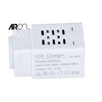 Single USB Wall Charging Module 2.1A For Clipsal Plates